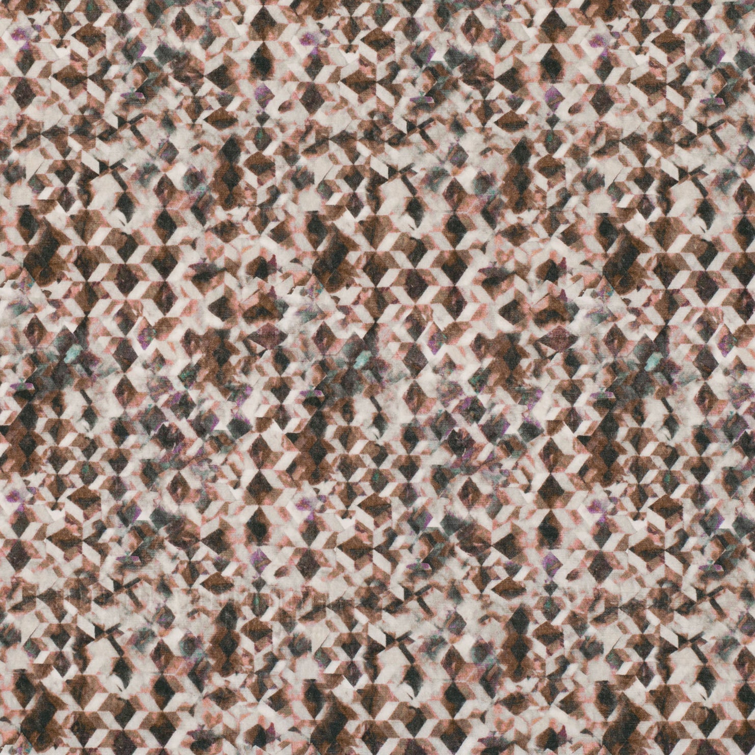 9041/03 Kaleido Rosewood Tsauri Fabric by Black Edition