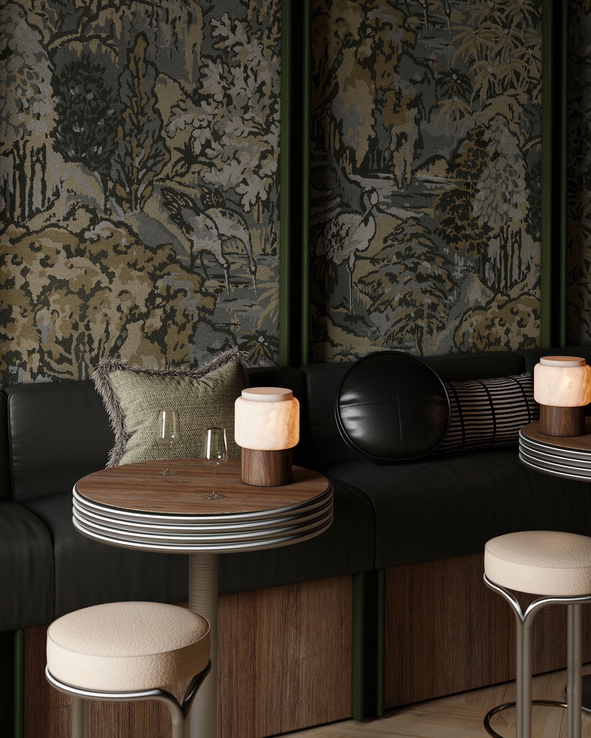 90516A Riverbank Ombre Les Tapisseries Wallpaper by Arte