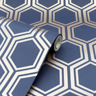 906604 Luxe Hexagon Wallpaper By Arthouse