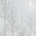 Rhea Zandra Trees Grey and Silver Wallpaper By Holden Decor