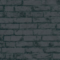 Brick Charcoal Wallpaper by A S Creation