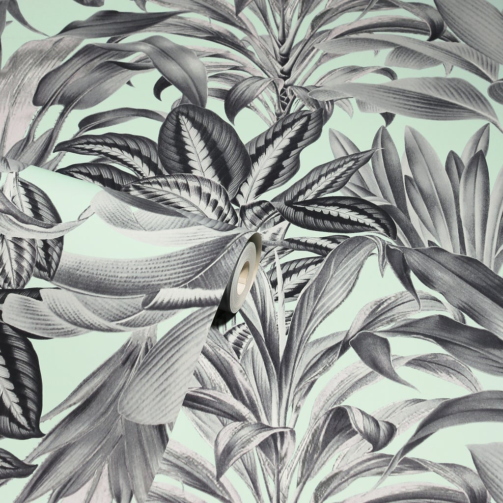 909500 Greenhouse Plants Mint Wallpaper By Arthouse