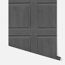 909600 Charcoal Washed Wood Panel Wallpaper by Arthouse