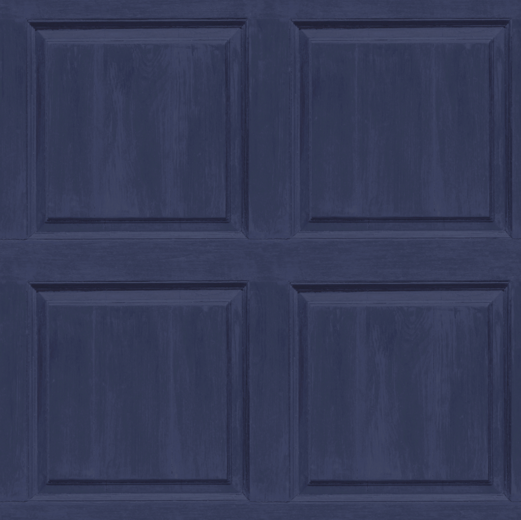 909601 Navy Washed Wood Panel Wallpaper by Arthouse