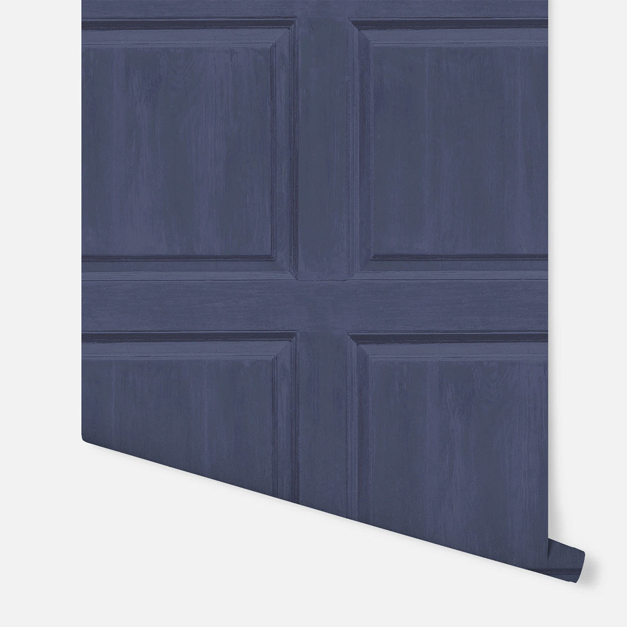 909601 Navy Washed Wood Panel Wallpaper by Arthouse