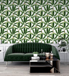 909604 Musa Green Wallpaper by Arthouse