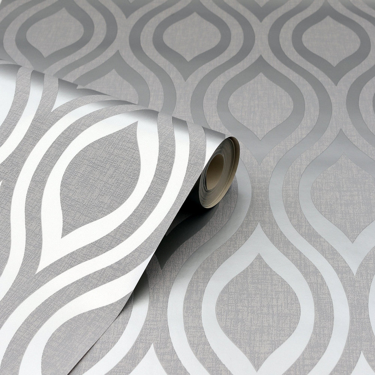 910204 Luxe Ogee Wallpaper By Arthouse