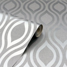 910204 Luxe Ogee Wallpaper By Arthouse
