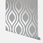 910204 Luxe Ogee Wallpaper By Arthouse