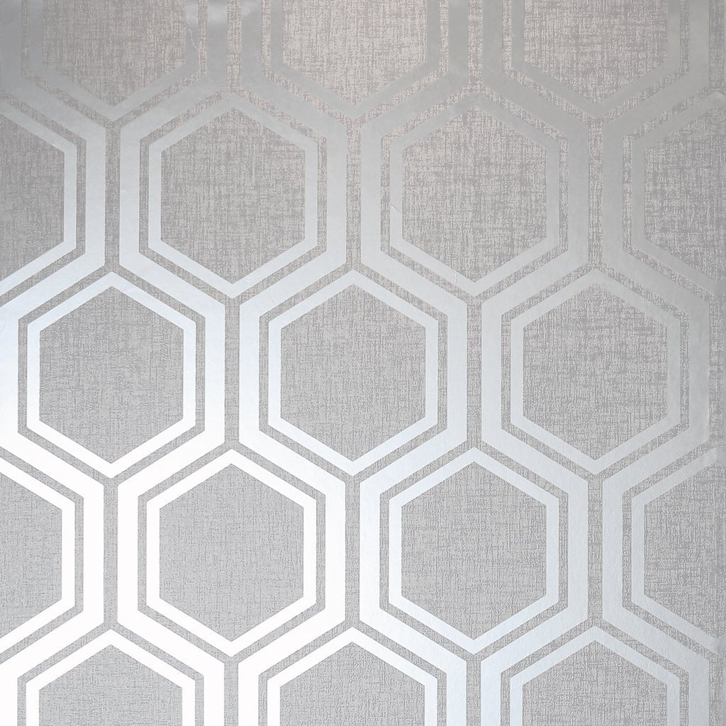 910206 Luxe Hexagon Wallpaper By Arthouse