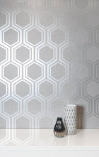 910206 Luxe Hexagon Wallpaper By Arthouse