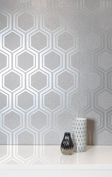 910206 Luxe Hexagon Wallpaper By Arthouse