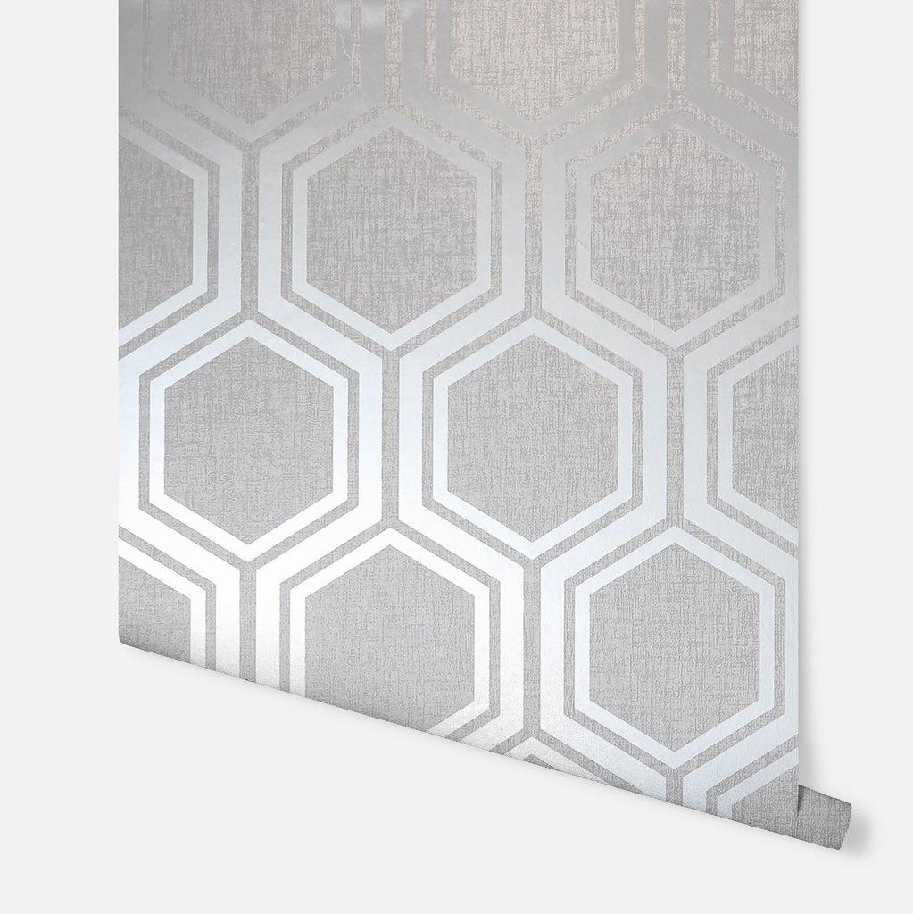 910206 Luxe Hexagon Wallpaper By Arthouse