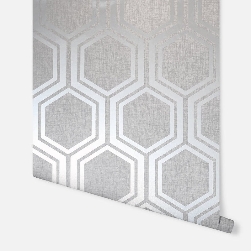 910206 Luxe Hexagon Wallpaper By Arthouse