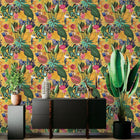 91190 Wonderland Tropical Ochre Wallpaper by Holden Decor