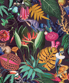 91192 Wonderland Tropical Plum Wallpaper by Holden Decor