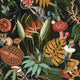 Wonderland Tropical Black Wallpaper by Holden Decor