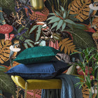 91193 Wonderland Tropical Black Wallpaper by Holden Decor
