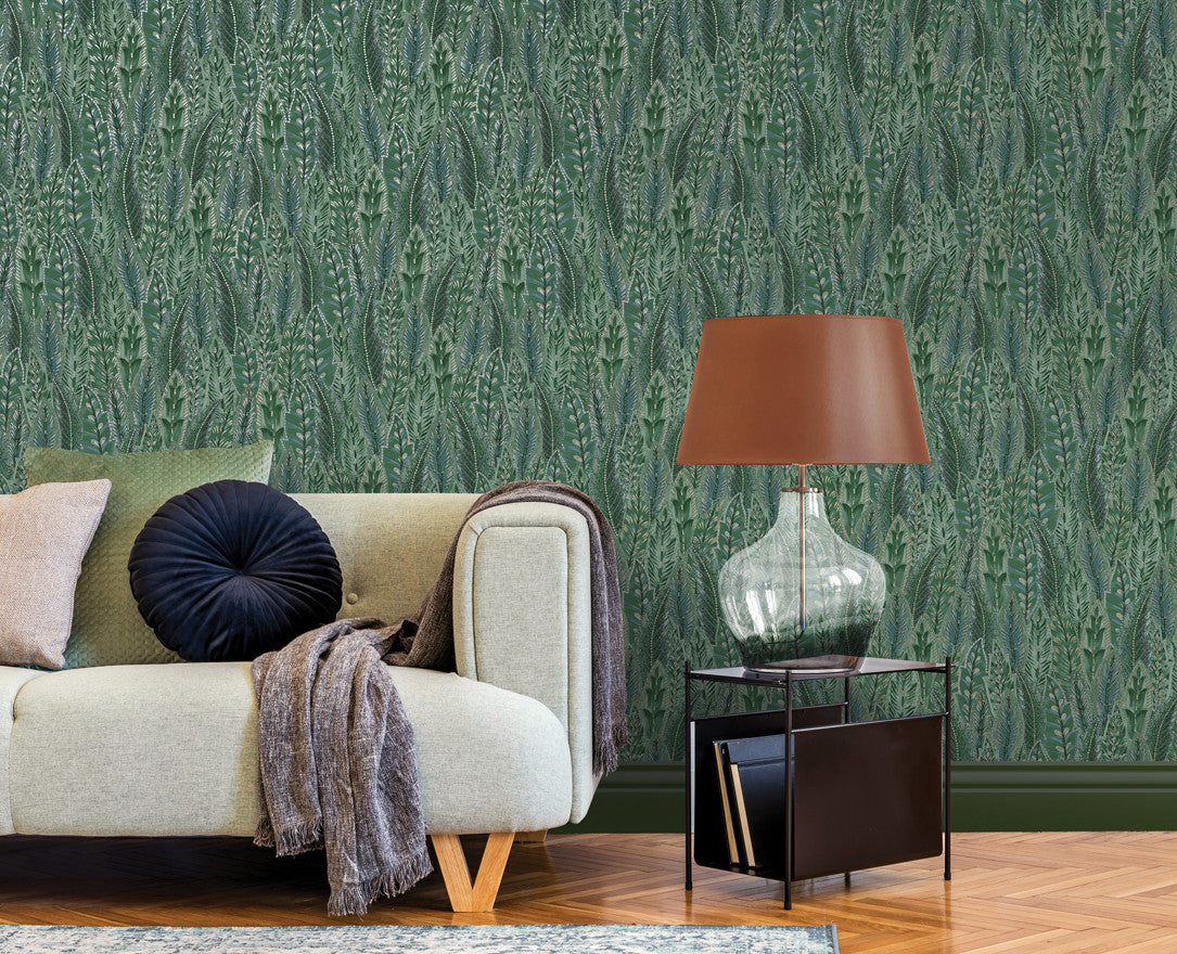 91300 Amherst Green Wallpaper by Holden Decor
