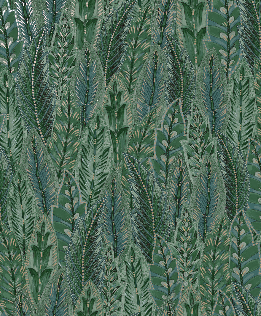 91300 Amherst Green Wallpaper by Holden Decor