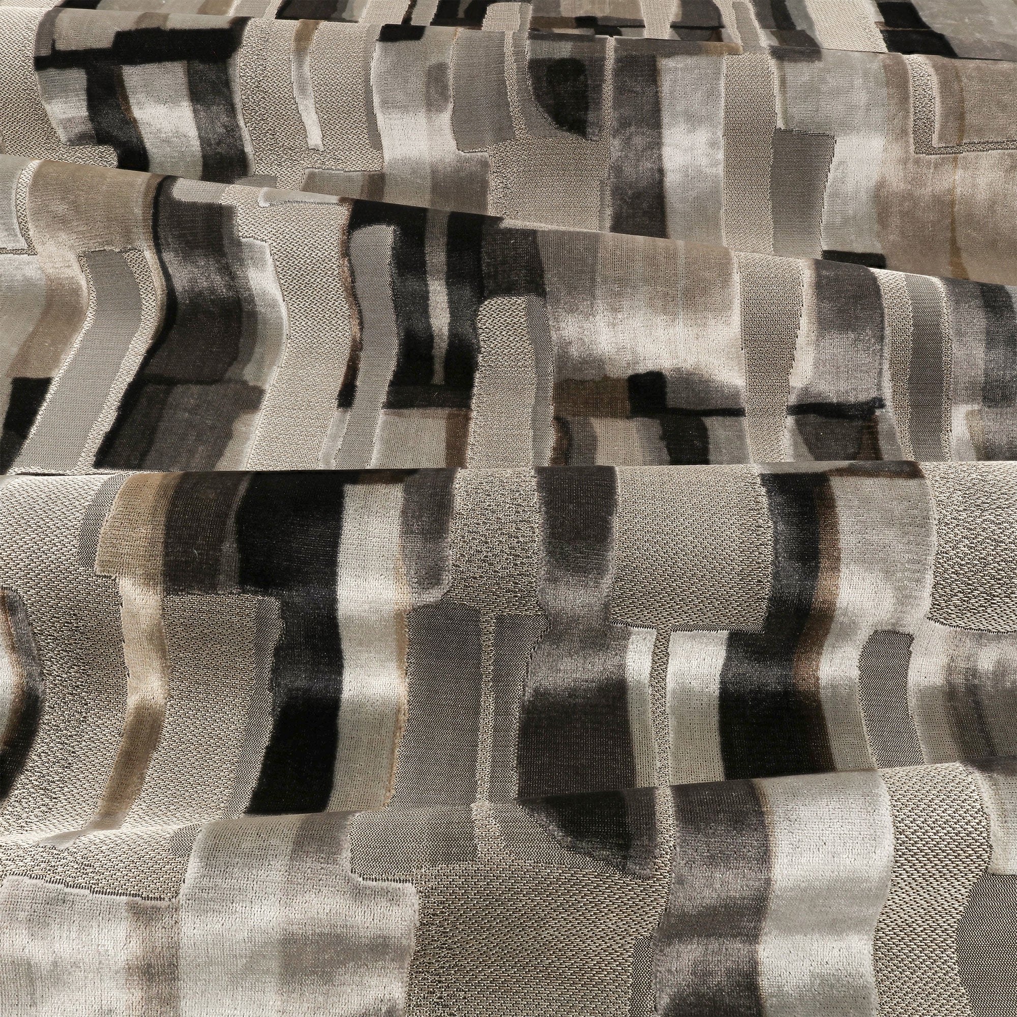 9136/01 Quadrata Mercury Tsauri Fabric by Black Edition