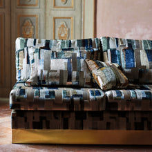 9136/02 Quadrata Lazurite Tsauri Fabric by Black Edition
