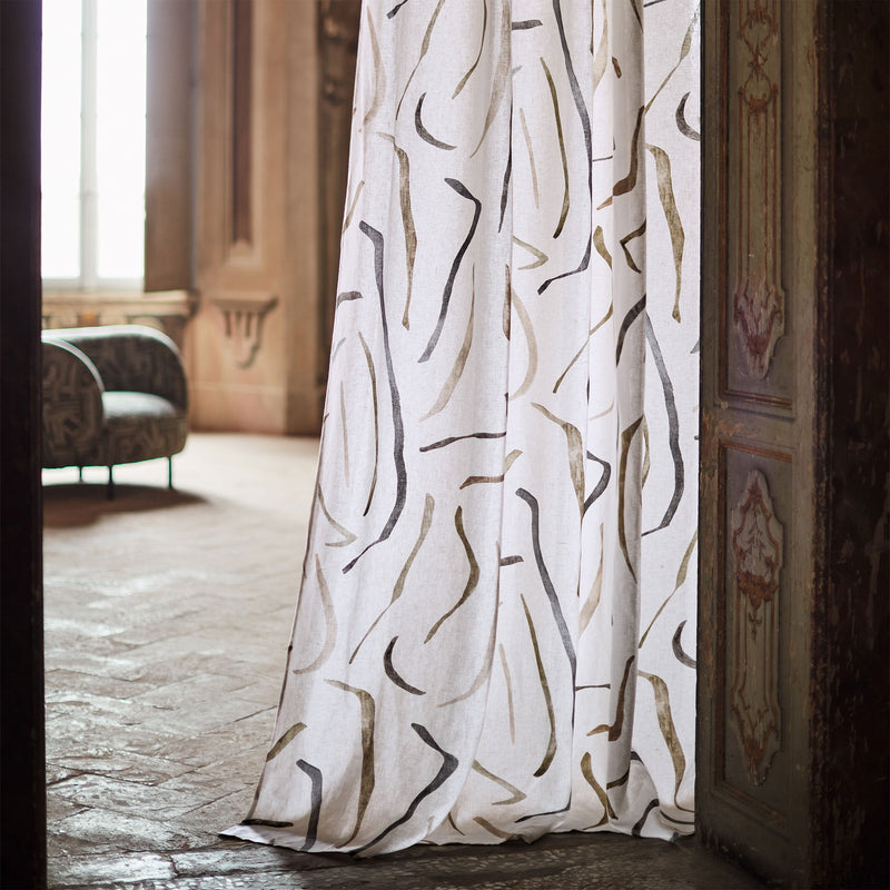 9140/02 Contour Indium Tsauri Fabric by Black Edition