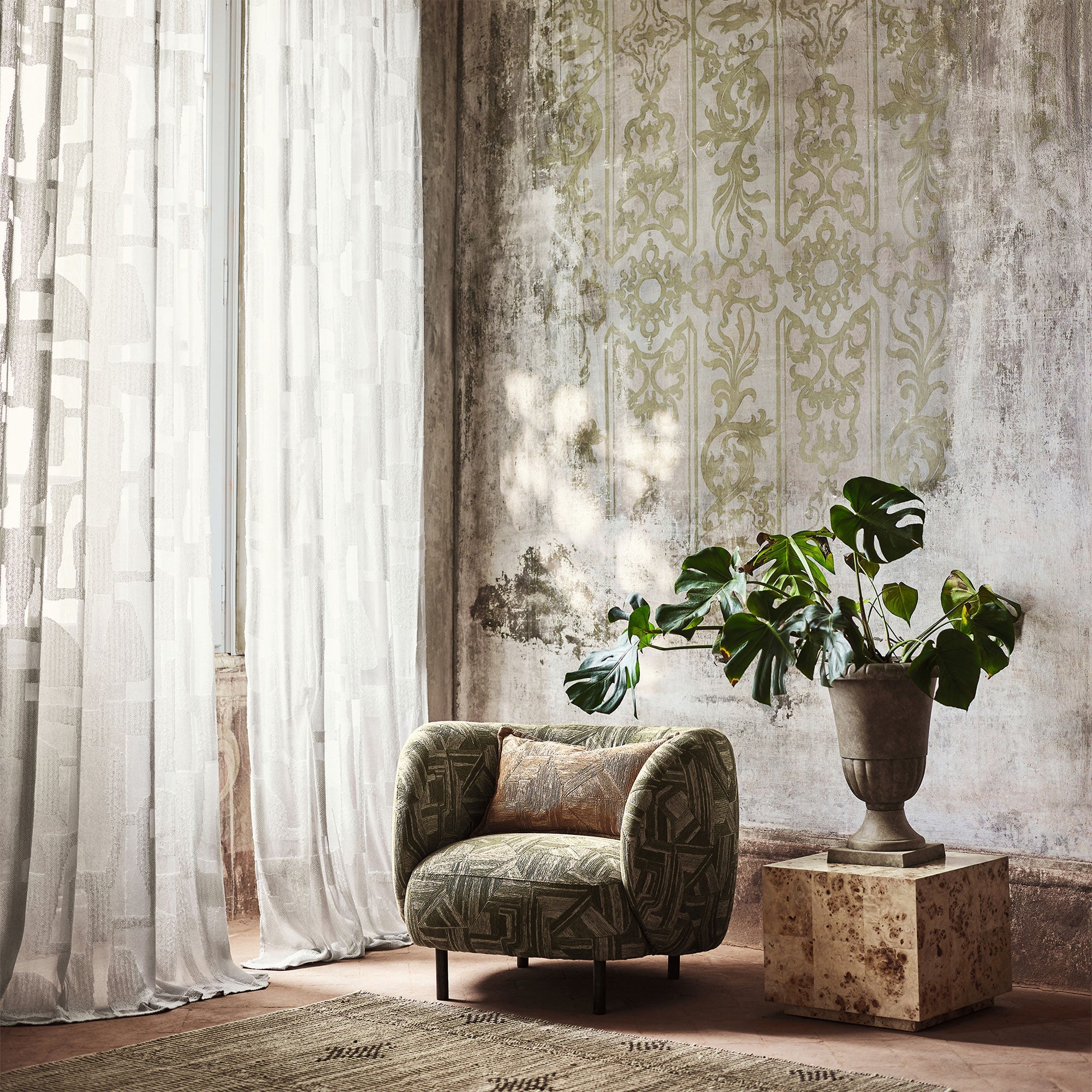 9141/03 Modulo Wakame Tsauri Fabric by Black Edition