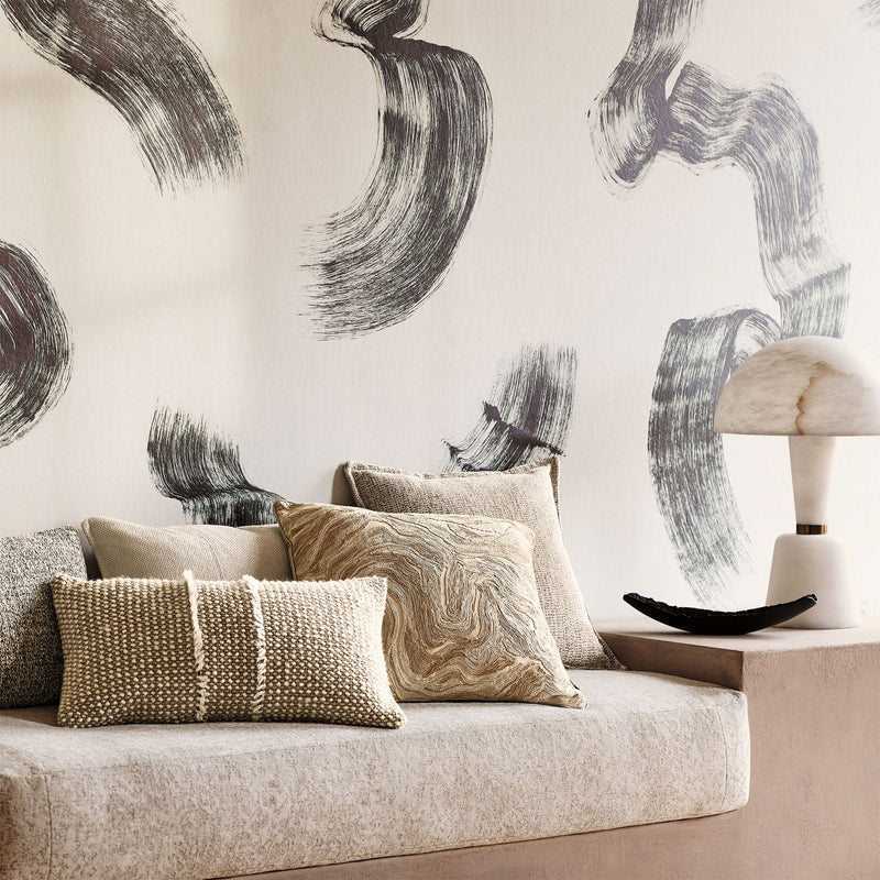 9142/02 Ondeto Anthracite Tsauri Fabric by Black Edition