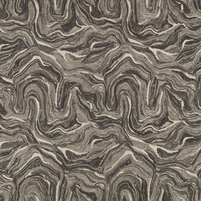 9142/02 Ondeto Anthracite Tsauri Fabric by Black Edition