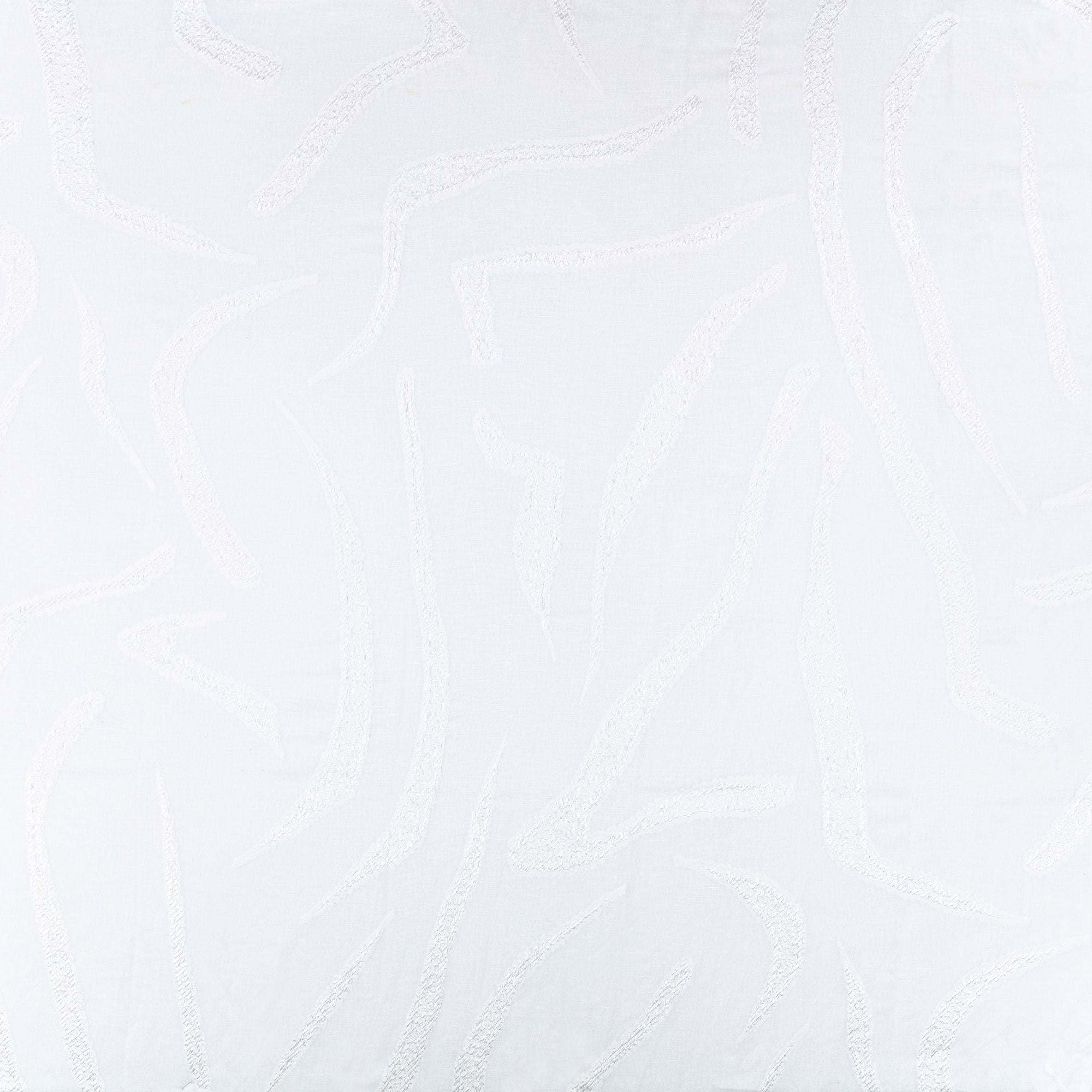 9144/01 Contour Sheer Whitewash Tsauri Fabric by Black Edition