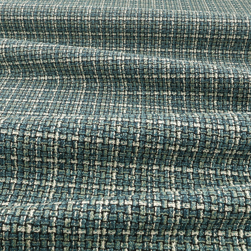 9154/02 Ruban Teal Arkose Fabric by Black Edition