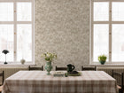 9156 Archive Flower Warm White Flowers Wallpaper by Boråstapeter - Roomshot