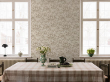 9156 Archive Flower Warm White Flowers Wallpaper by Boråstapeter - Roomshot