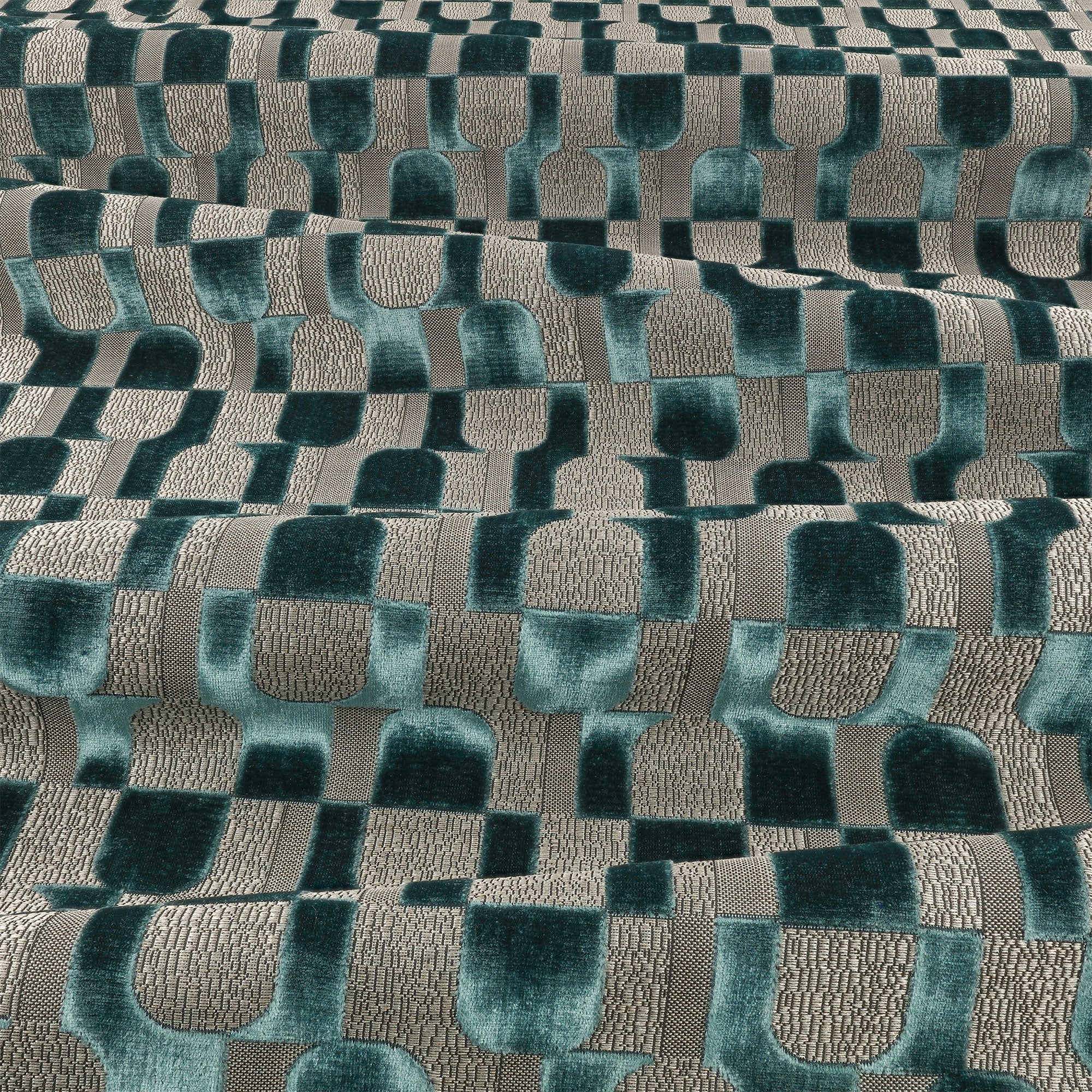 9158/02 Arkose Teal Arkose Fabric by Black Edition