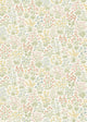 Vildflora Warm White / Multi Flowers Wallpaper by Boråstapeter