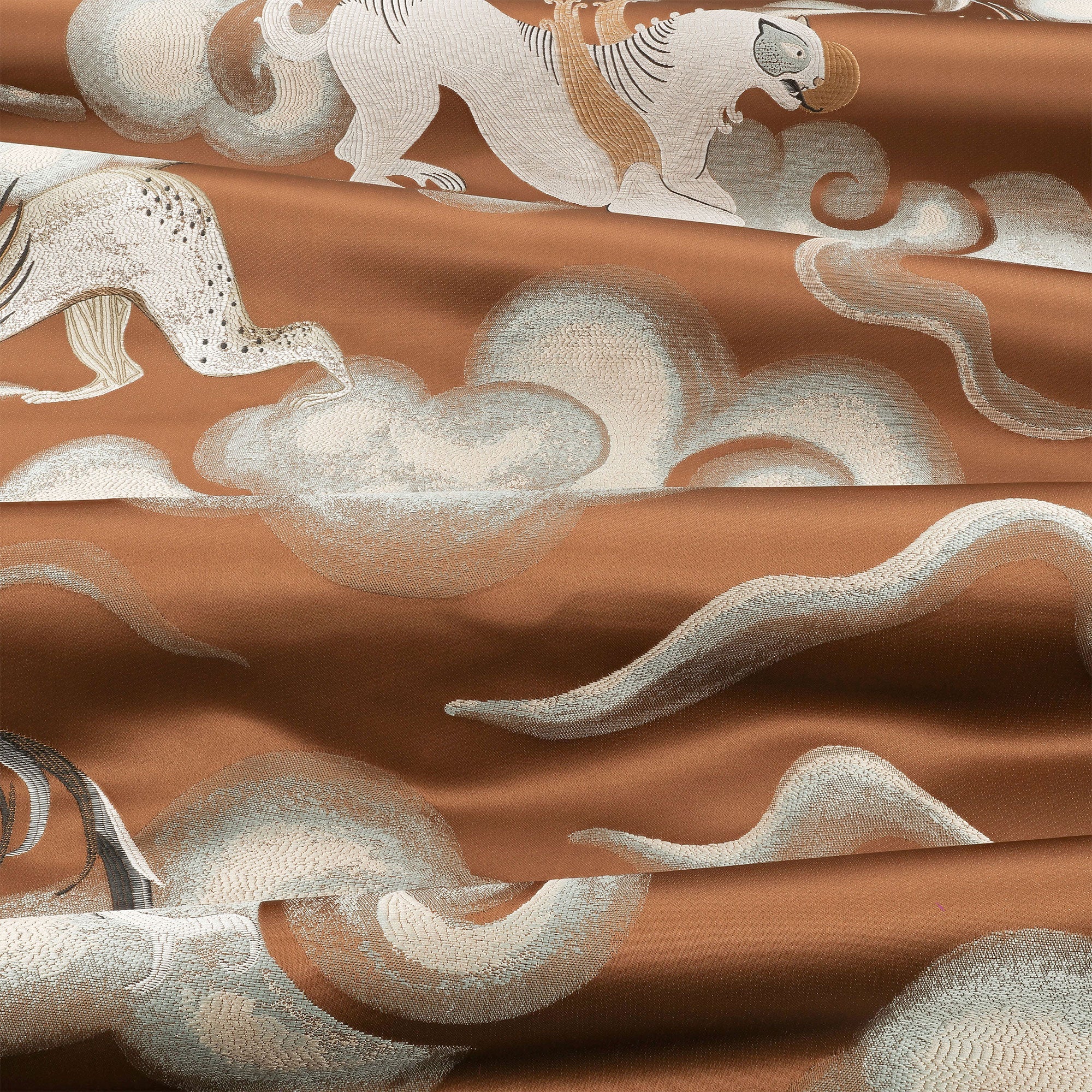 9164/01 Timor Malachite Istoria Fabric by Black Edition