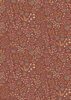 9162 Vildflora Rich Red Flowers Wallpaper by Boråstapeter - Flat