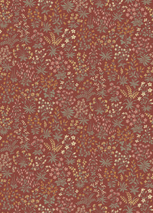 9162 Vildflora Rich Red Flowers Wallpaper by Boråstapeter - Flat