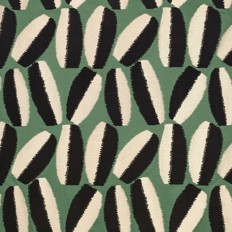 9164/01 Timor Malachite Istoria Fabric by Black Edition