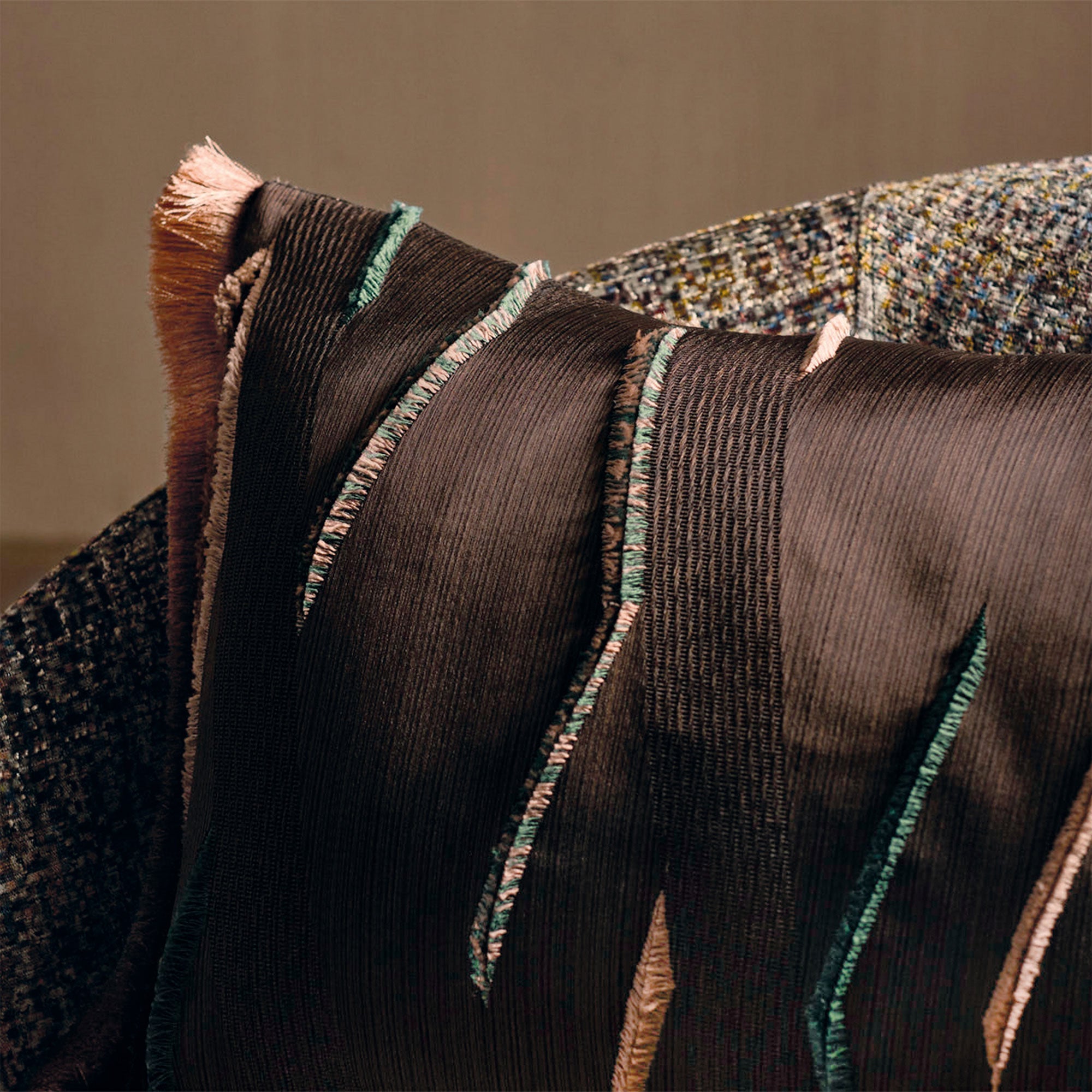 9164/01 Timor Malachite Istoria Fabric by Black Edition