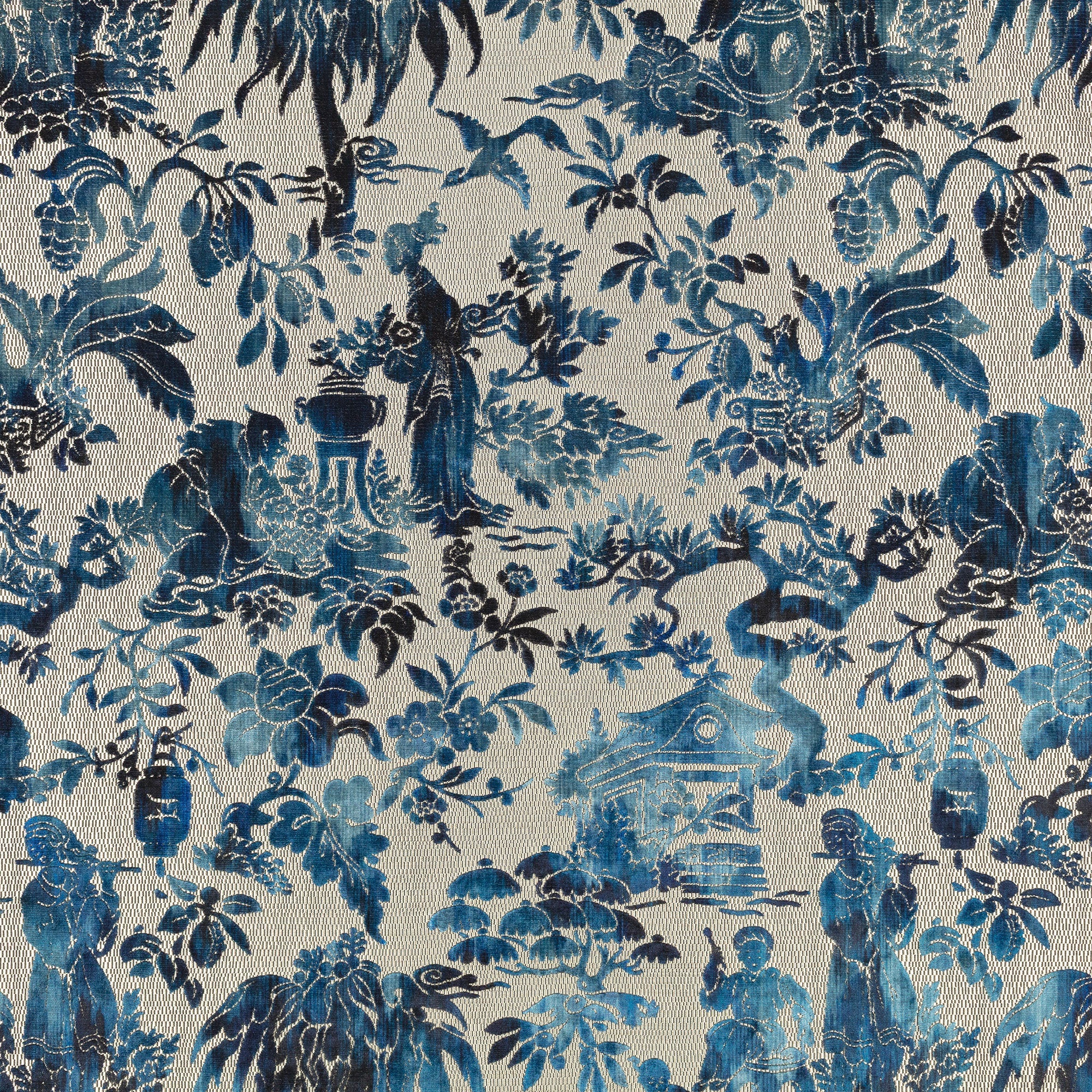 9166/03 Isenzo Topaz Istoria Fabric by Black Edition