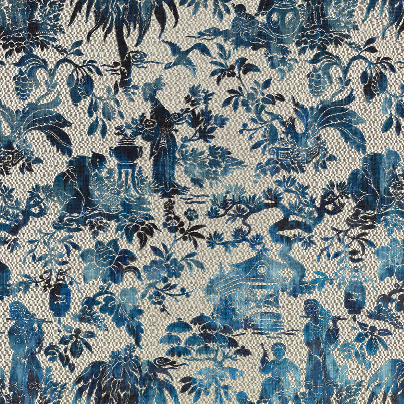 9166/03 Isenzo Topaz Istoria Fabric by Black Edition