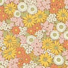 9169 Flower Power Yellow Orange Pink Flowers Wallpaper by Boråstapeter - Flat