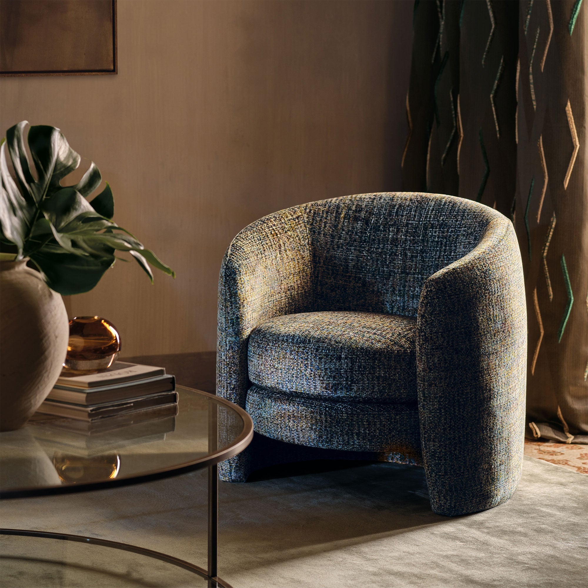 9171/02 Elan Verdure Istoria Weaves Fabric by Black Edition