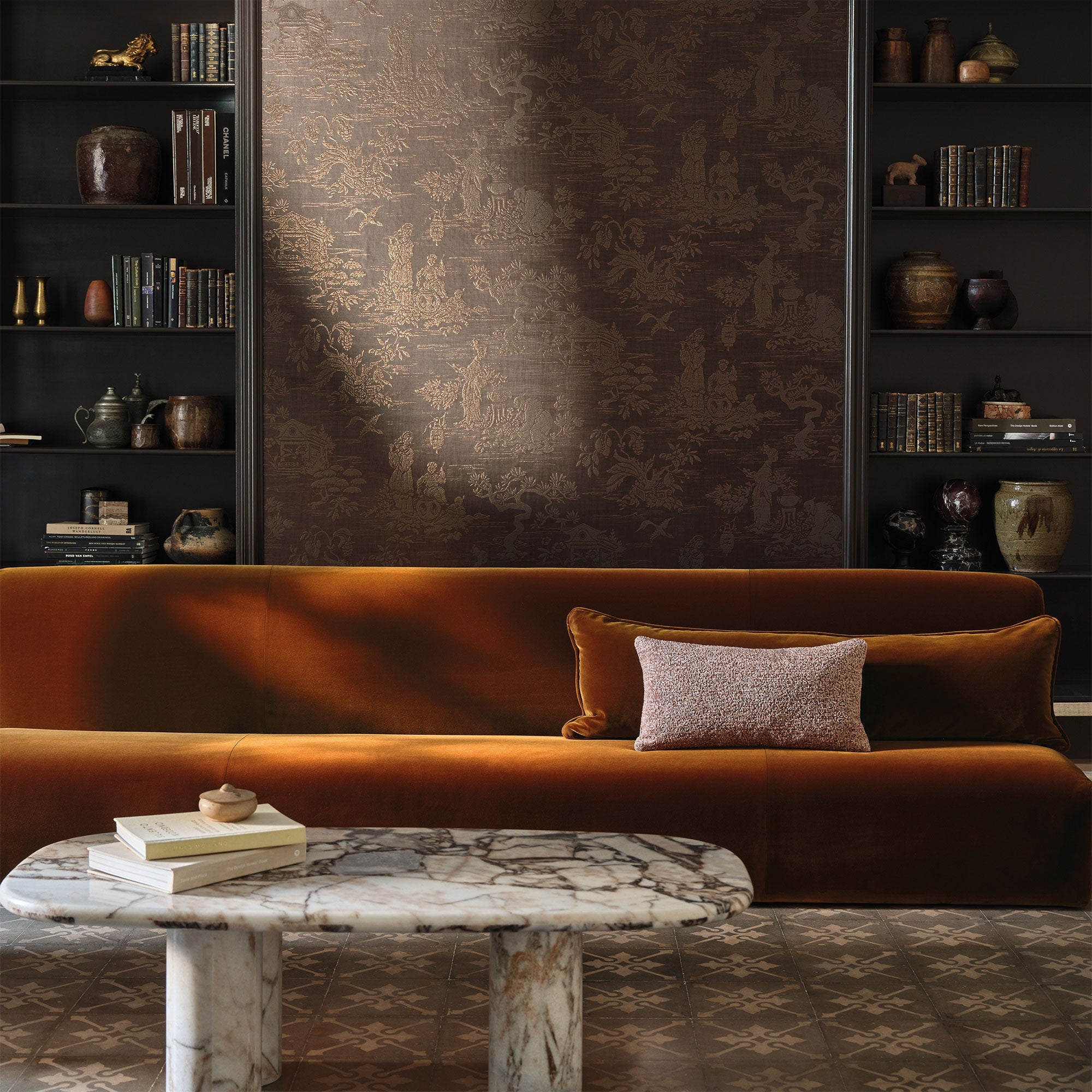 9173/02 Rumi Stucco Istoria Weaves Fabric by Black Edition
