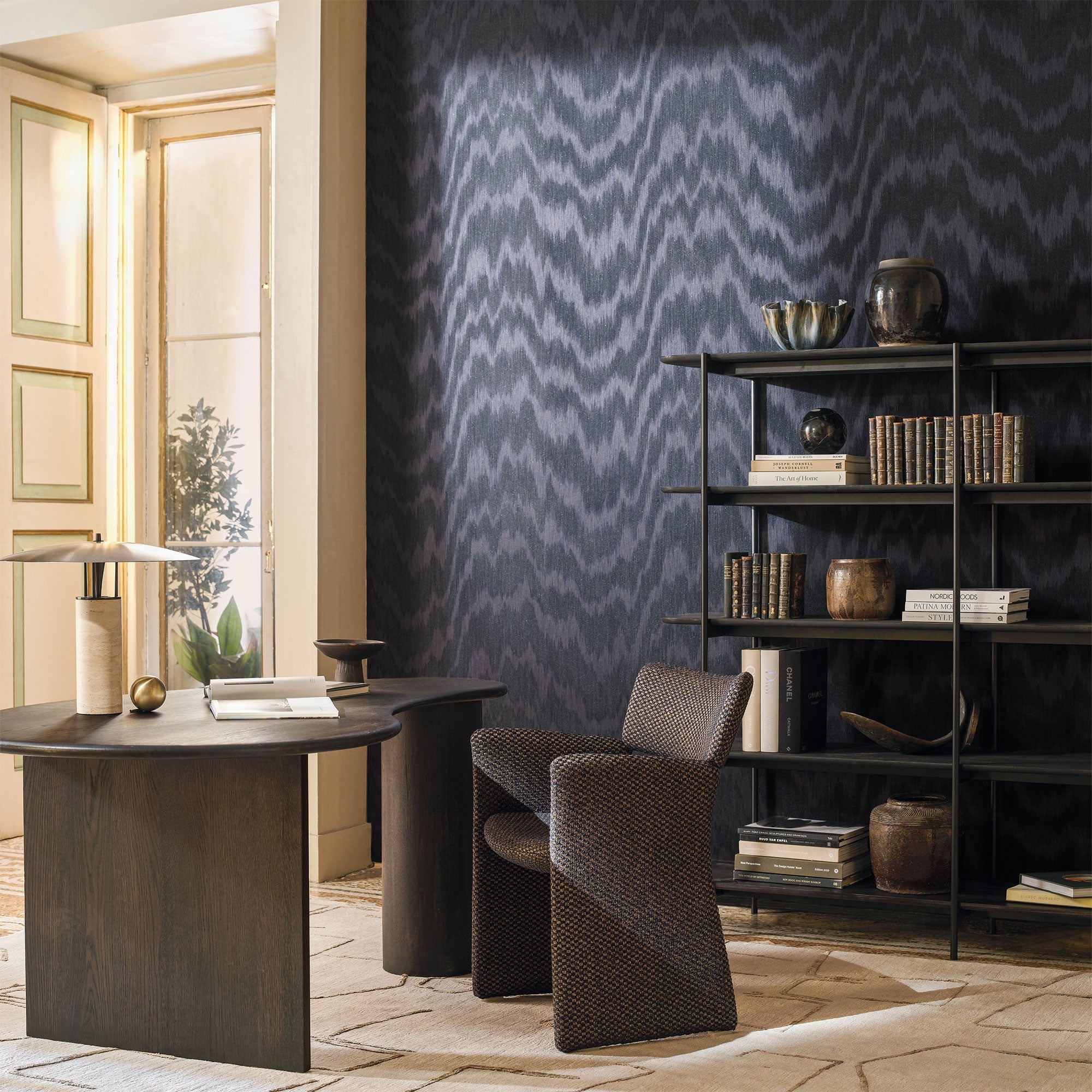 9175/04 Nava Eclipse Istoria Weaves Fabric by Black Edition