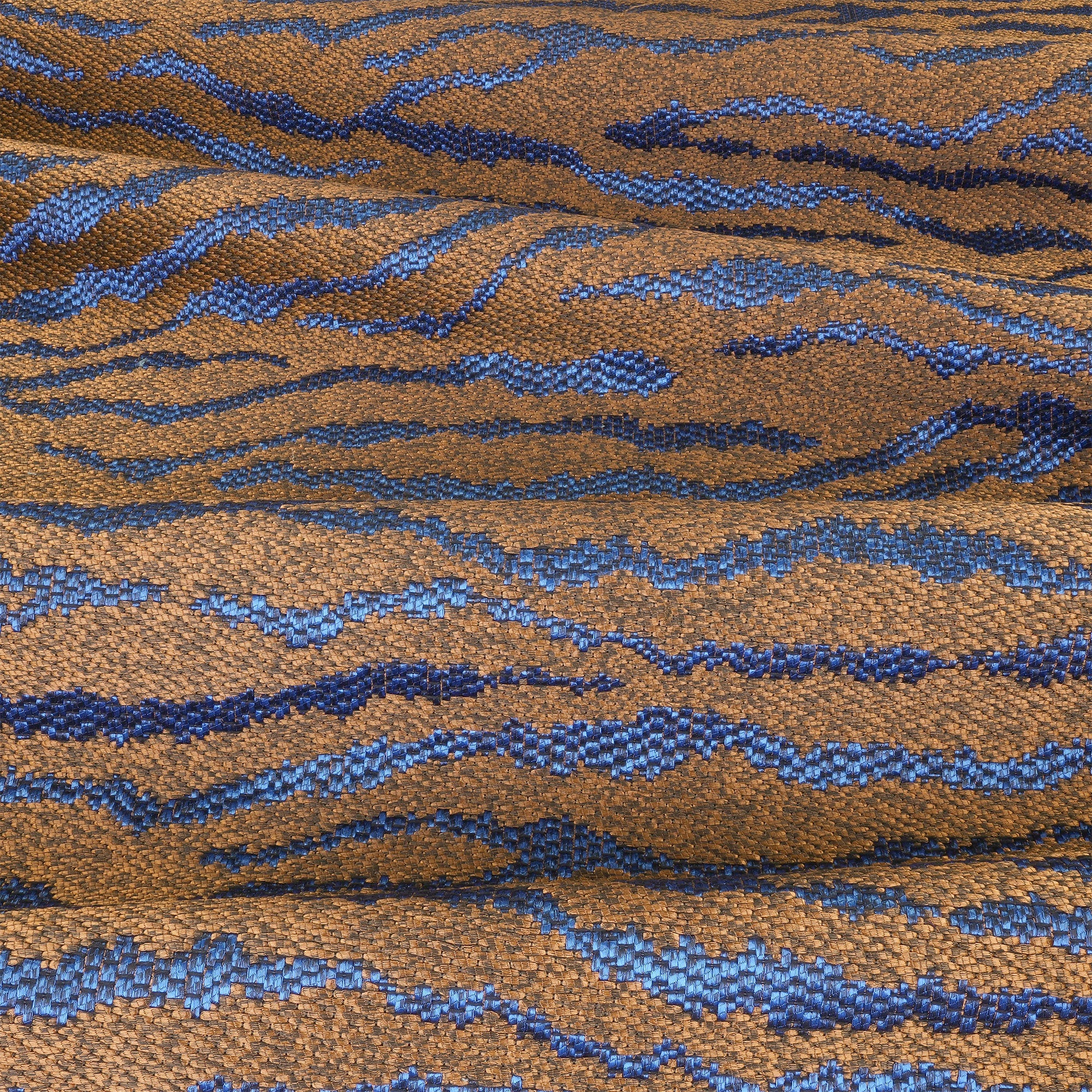9176/04 Kendisi Cobalt Istoria Weaves Fabric by Black Edition