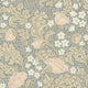 Blomdansen Grey Blue Flowers Wallpaper by Boråstapeter