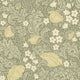 Blomdansen Olive Green Flowers Wallpaper by Boråstapeter
